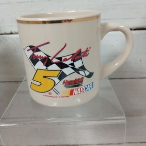 Vintage 2001 Terry Labonte #5 Ceramic Coffee Mug Cup Nascar Hendrick Motorsports